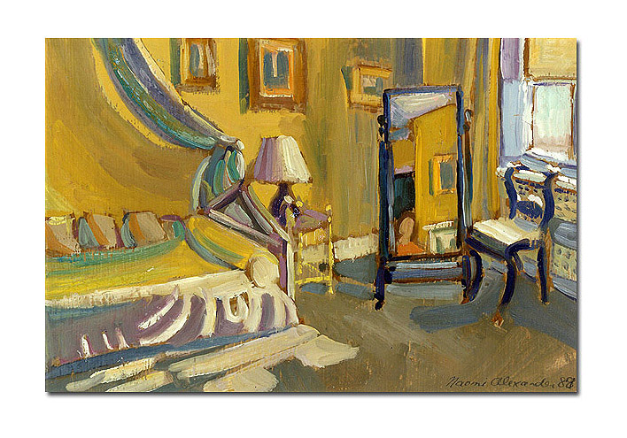 Naomi Alexander: 'V. Macmillan's Bedroom'